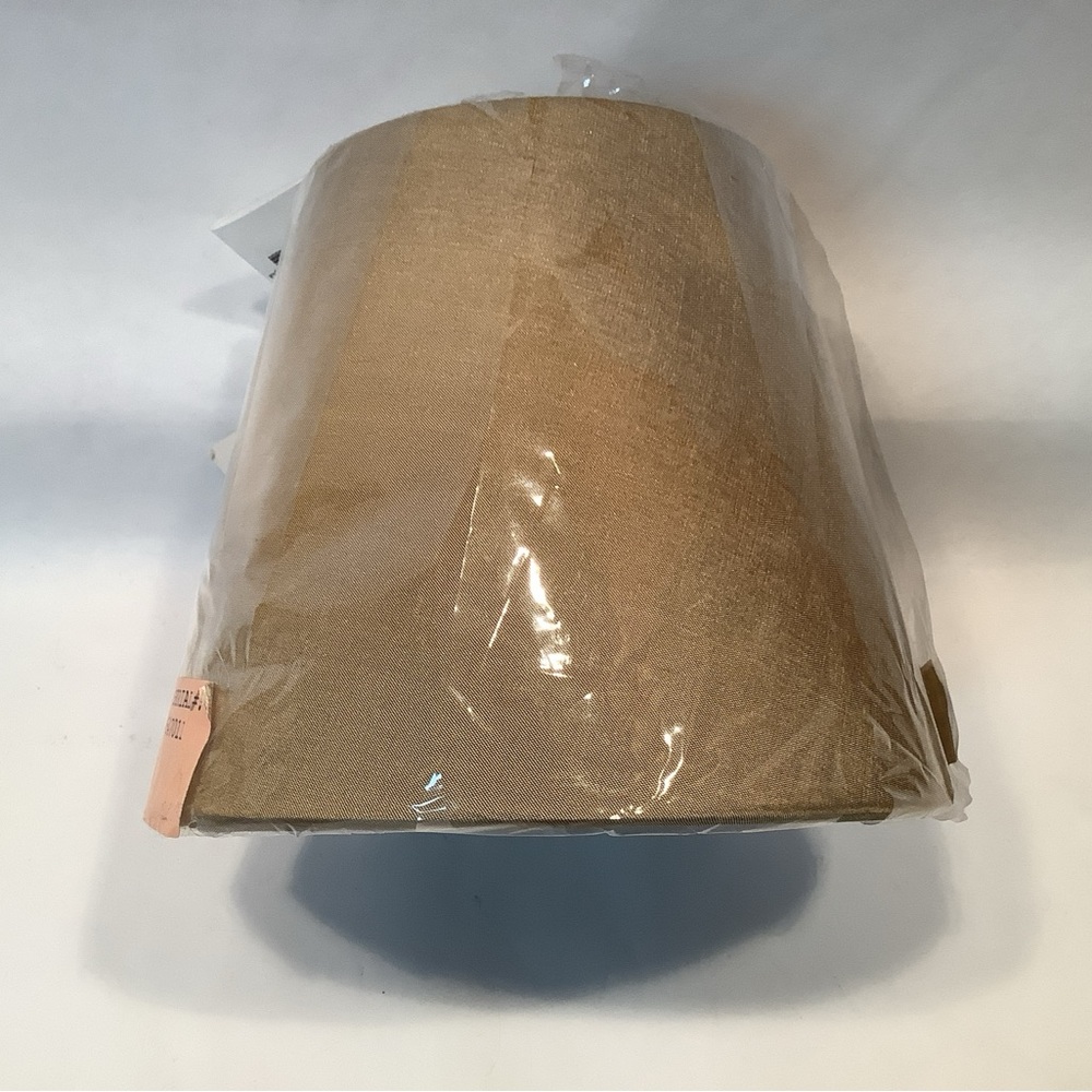 One Ethan Allen Olive Silk Chandelier Shade New 5” H X 6” Wide Base x 4” Top